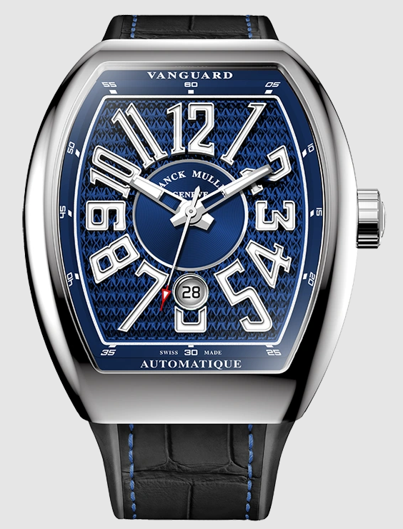 Best Franck Muller Vanguard V 43 SC DT CLA BU AC BU GRI BLC AC (NR) Replica Watch
